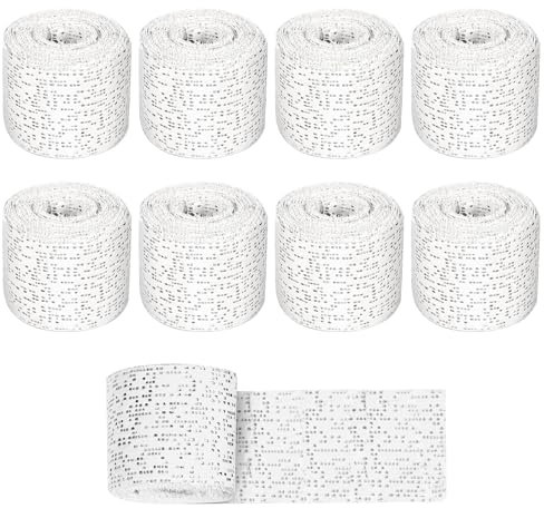 ClcIosis 8 Stück Gipsbinden zum Basteln, 5cm x 270cm Gipsabdruck Babybauch Gipsabdruck Set, Verband Gipsbinde zum Basteln Schnelltrocknend für Modellbau und DIY Handwerk