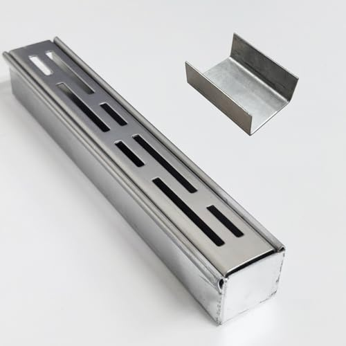 SXSJMY Accessoires pour caniveau extérieur, Bouchon de Finition avec connecteur, pour caniveau extérieur d’Une Largeur de 3,5 cm