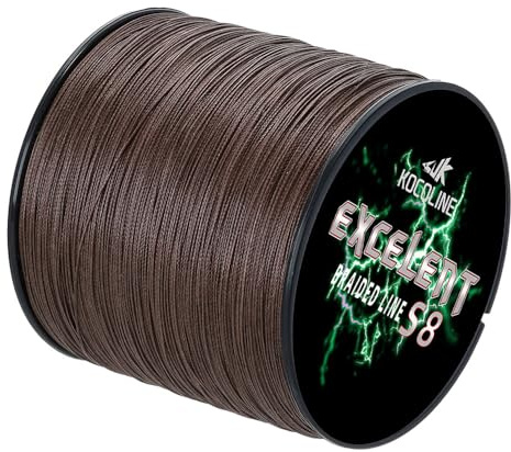 KoColine Super Strong 8 Strands Braided Fishing Lines 300m 500m 12lb-100lb Abrasion-Resistant Ultra Smooth PE 8x Braid Line