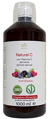 Benessence - Vitamina C da Acerola e Rosa canina - integratore da bere -1L