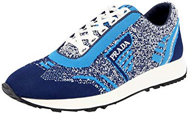 Prada Damen Blau Stoff Sneaker 1E371L 40 EU