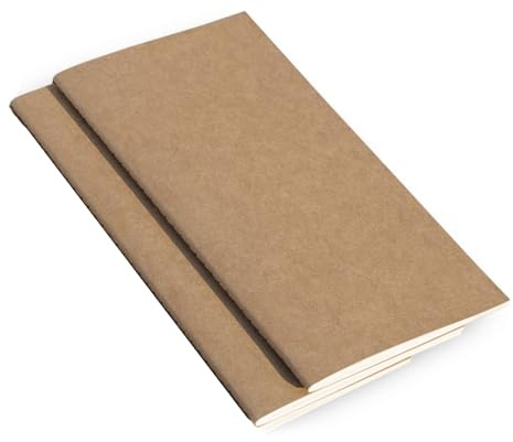 Wanderings Traveler's Notebook Calendar Refill Inserts - 4.25 x 8.25 (11cm x 21cm) - January 2027 - December 2027- Calendar Planner Refills For Leather Travel Journals, Diaries and Planners