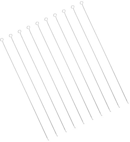 Operitacx 10pcs Stainless Steel Beaded Tools DIY Beaded Needles Beading Accessories for Jewelry Making and Home Crafting