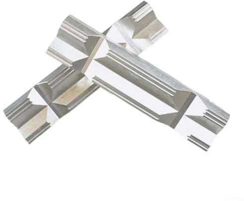 Gbtdoface 1Pair V-clip,Heavy Duty Milling Vise,Drill Press Vice,CNC Milling Steel Vise Hard Jaw Fixture V-Type Jaw Aluminum Alloy 4 Or 8(6 inch)