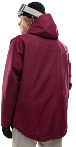 SIROKO Snowboardjacka med isolering W4 Russet, Vinröd, XL