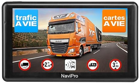 GPS Poids Lourd 7 Pouces NaviPro N7 GPS pour Camion Bus Voiture Europe A Vie