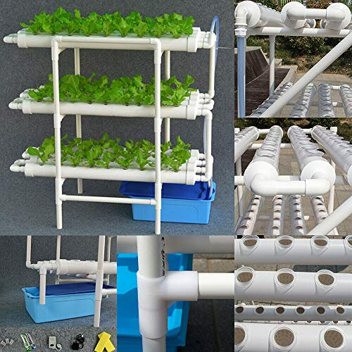 Wangkangyi Hydroponic Site Grow Kit de culture 108 emplacements 3 couches pour plantes végétales et jardinage pour le système hydroponique et l'expersion hydroponique