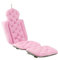 perfk Faltbares Badekissen, Rutschfestes Badewannenkissen, Bequem für Badegeschenke, Rosa