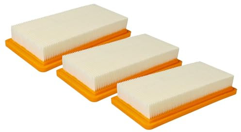 vhbw 3x motor filter compatible with Kärcher DS 6.000 Waterfilter, DS 5600, DS 5200, DS 6, DS 6 Premium Vacuum Cleaner