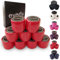 EVERFLY Tape Crossfit - 3 Rollen 5cm x 4,5m - Sportbandage - Hook Grip Daumen und Finger - Selbstklebender Verband - Flexibles Schutzband - Klebeband für Gewichte (9, Rot)