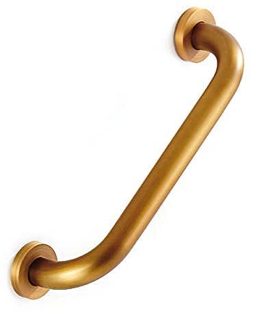 Mässing vägghandtag antik, badkarshandtag för seniorer duschhandtag 30 x 8 x 4,8 cm retro handdukshållare duschhandtag