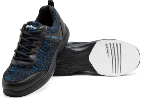 KR Strikeforce Flyer Mesh Lite Mens Athletic Bowling Shoe (Black/Royal, US Footwear Size System, Adult, Men, Numeric, Medium, 11.5)
