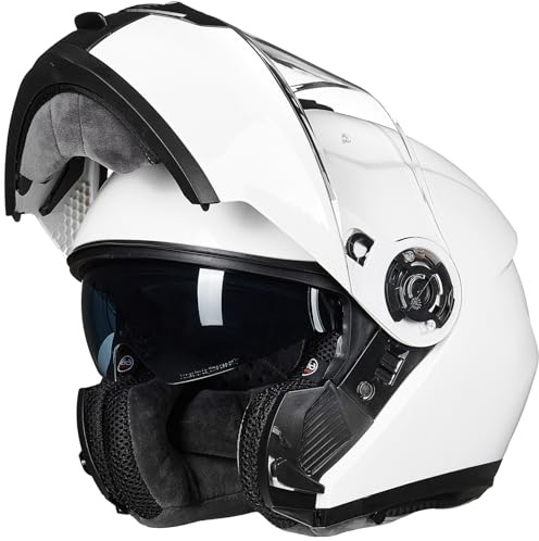 ILM Motorcykelhjälm hopfällbar hjälm helvisir ECE22.06, modell 159