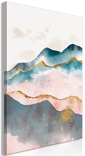 murando Cuadro Acústico Nordic Style 60x90 cm espuma acústica absorbe el sonido aislamiento lienzo de 1 pieza Impresión Artística Decoración de Pared Boho mármol Paisaje a-A-10050-b-a