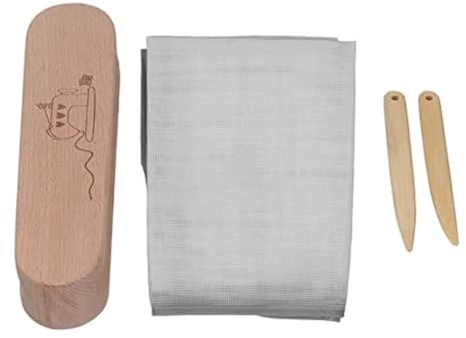 Tailor Clapper Kit, Professionell Trä Quilters Clapper med Strykskydd Mesh Ben Penna Sömnad Kläpp Verktyg för Att Stryka Syveck Sömmare