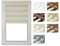 RENA Tag und Nacht Rollos Fenster Ohne Bohren Doppelrollo Innen Jalousien Raffrollo Klemmrollos Fensterrollo Sichtschutz Maßgeschneidertes Rollo Bad Küche Wohnzimmer 30-129 cm
