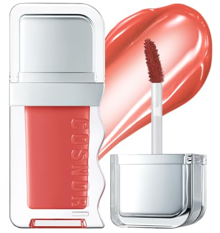 COSNORI Flow Wave Lip Tint – veganer, glasiger Lipgloss, leicht und langanhaltend, Feuchtigkeitsspender auf Pflanzenölbasis, K-Beauty (08 BEBE)