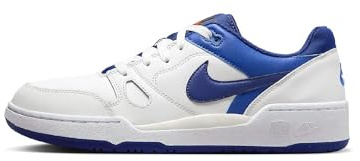 Nike Homme Full Force LO Sneaker, Summit White Deep Royal Blue Racer Blue, 42.5 EU