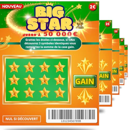 NOZHAM 5 Scratch Cards Pregnancy Announcement – Baby Arrive – Baby Announcement – Original Birth Announcement – Big Star Ticket Pregnancy Announcement Grandparents – Grandpa – Grandma – Aunt – Tonton