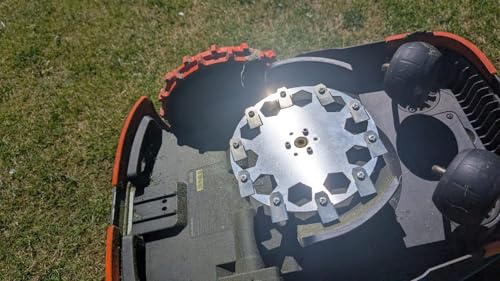 Messerscheibe 10x für Segway Navimow H und I Roboter Rasenmäher Aluminium Metall