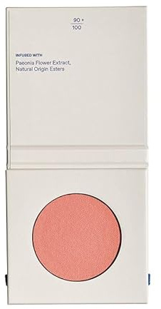 KORRES Natural Fresh Blush Warm Peach 02, ultra-cremiges Puder-Rouge mit samtiger Textur, Finish mit Satin-Touch für einen natürlichen Glow, mit Pfingstrosenblüten-Extrakt, vegan 4,5 g