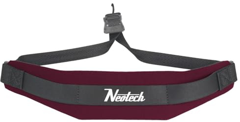 Neotech Soft Sax, Wine, Regular, Metal Hook Saxophone Strap (1906192)