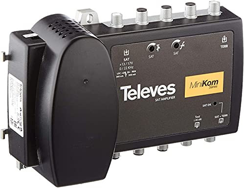 TELEVES Central Multibanda Satélite con Mezcla VHF/UHF Minikom
