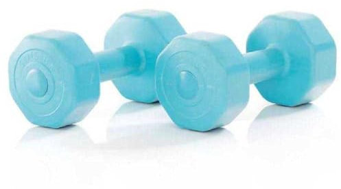 Gymstick Unisex Erwachsene Active Vinyl Hanteln 2 - Mehrfarbig, 5 kg