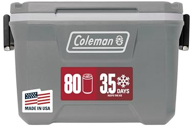 Coleman Classic Series Insulated Portable Cooler, Leak-Resistant Outdoor Hard Cooler Keeps Ice up to 5 Days, 52/70/120/150 Quart