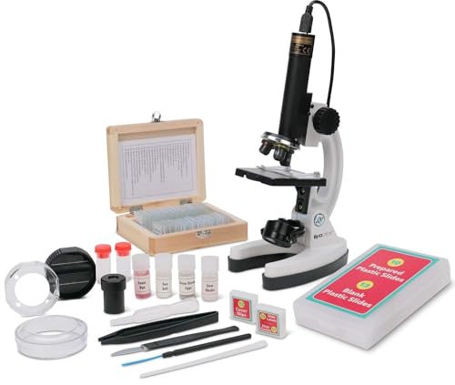 AmScope M40-PS25W Premium 85+ Piece Microscope, Color Camera