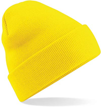 MKR Beanie hatt herr dam unisex varm mjuk stickad manschett vintermössa