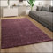Paco Home Hochflor Teppich Wohnzimmer Shaggy Langflor Modern Einfarbig Lila Violett, Grösse:120x170 cm
