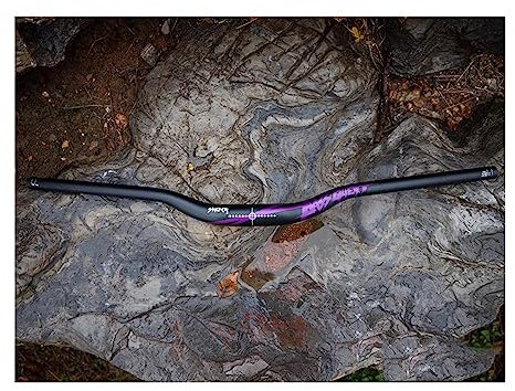 FukkeR MTB Fahrradlenker Lenker Riser Bar Fahrrad Lenkerbügel für Rennrad 35mm 800MM Aluminiumlegierung Mountainbike Lenkerstange Rise 35mm für BMX DH XC AM (Color : Purple, Size : 800mm)