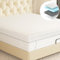 3 Inch Memory Foam Mattress Topper Small Double Bed - 7.5cm Thick Luxury Orthopedic Mattress Topper with Removable Zipped Washable Cover for Back and Neck Pain,White(Small Double-120x190cm)