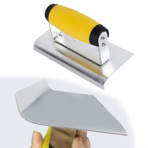 Stainless Steel Plastering Trowel, Suitable For Plaster Stucco And Cement Finishing Tasks, Size Approx 15.3 * 7.5cm
