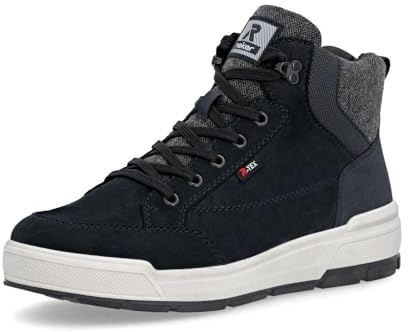 Rieker Herren Winterstiefel U0074, Männer Stiefel, lose Einlage, wasserabweisend, riekerTEX,uebergangsschuhe,Boots,blau (14),42 EU / 8 UK