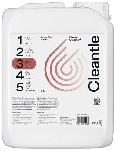 CLEANTLE GLASS CLEANER randig glasrengöring med antidimma effekt 5 l