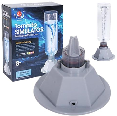 Pesoncarl Tornado Maker Science Kit Battery Operated Tornado Toy, Recycle an Empty Bottle to Construct Maker for Boys & Girls Ages 8+, Toys