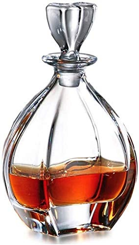 Blyfri Kristallkaraff, Whisky-vinkaraff, Handgjuten Vinflaska, Färgglatt Kristallglas, Vinset För Hemmafesten