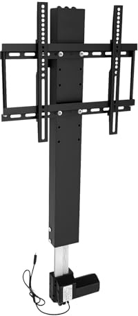Support TV réglable électrique pour TV - Support de télécommande réglable - Table élévatrice électrique réglable en hauteur - Motorisée - Support de télévision électrique avec télécommande