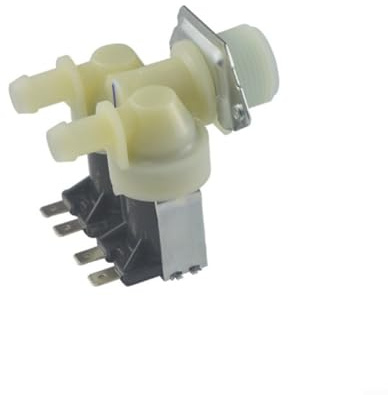 CNANRNANC FOR SAMSUNG Front Load Washer Dual Head Water Inlet Valve FPS180A Replacement Solenoid Valve Built With ABS And Metal Materials