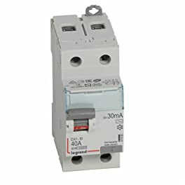 411505 Legrand Interrupteur Différentiel 40a Type Ac 30ma Bipolaire - 2 Modules - Bornes Alignées