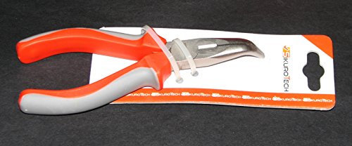 Pinza a becchi piegati mezzi tondi 160 mm Sikurotech 04000