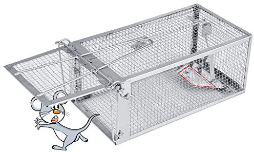 Rattenfalle Mäusefalle, Lebendfalle für Mäuse und Ratten, Wiederverwendbare Tierfalle Set Ultrafeines und Starkes Eisennetz zum Fangen von Mäusen und Siebenschläfern verwendet Wird