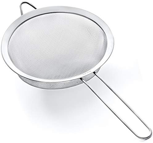 Proto Future 24cm Feinmaschen Sieb - Premium 304 Edelstahl - Großes Küchensieb Spülmaschinengeeignet