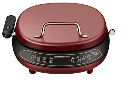 AGrAdi Planchas eléctricas, Soporte eléctrico for Pasteles Calefacción de Doble Cara Bandeja for Hornear suspendida Freír y Hornear multifunción Recordatorio de cocción Inteligente Gofrera