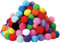 500 Stück Pompons zum Basteln, 1cm Bunt Mini Pompons, Filzkugeln Bunt,Mini Pom Poms Mini Pom Poms für Handwerk Herstellung, Pompons Bälle für Ostern, Weihnachten, Kinder, Bunte Pompons