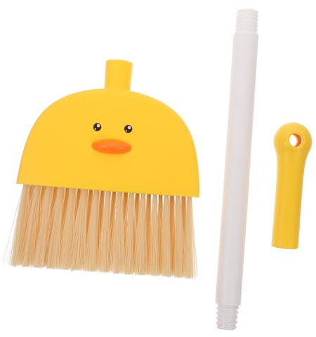 TOKIDNY Escoba Infantil De Animales De Cartoon para Limpieza del Hogar Ayudante De Tareas Domésticas para Niño Niña Compacto y Ligero para Niño Niña De Preescolar y Jardín De