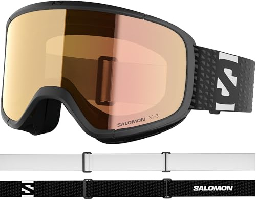 Salomon AKSIUM 2.0 PHOTO Goggles, Unisex Anti-Fog Ski Goggles For Snowboarding and Mountain Adventures
