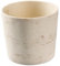 Ekirlin 17CM Natural Travertine Textures Plant Pot, Resin Outdoor Planter with Drainage Hole, Removable Rubber Stopper and Non-Slip Soft Pad,Weatherproof Decorative Pot for Indoor/Garden Plants